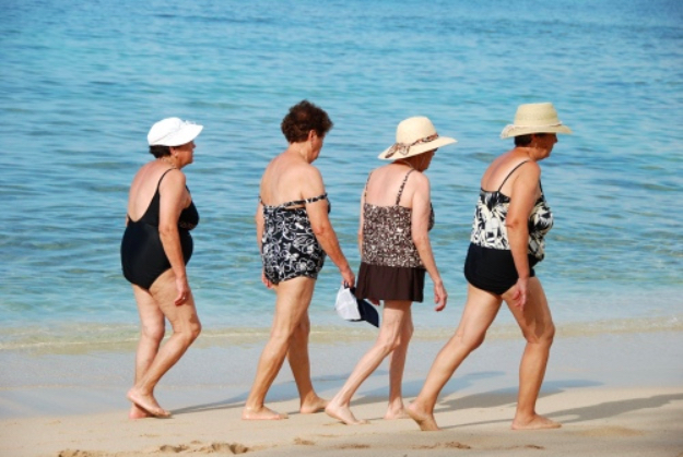 4 Women On a Beach