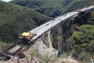 A bridge on the Oaxaca coast highway.
