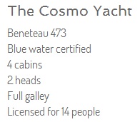 Cosmo Yacht Info